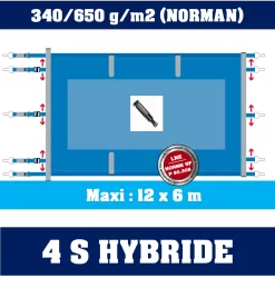 Bâche à Barres 4S Hybride Irricover
