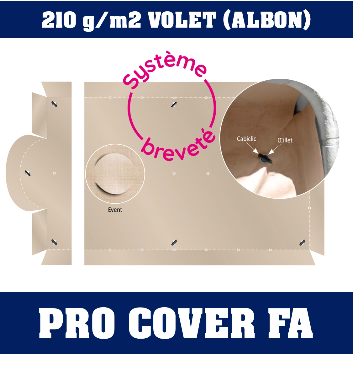 Bâche De Protection Volet Pro-Cover 1 Bâche De Protection Volet Pro-Cover